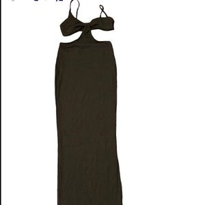 black long dress